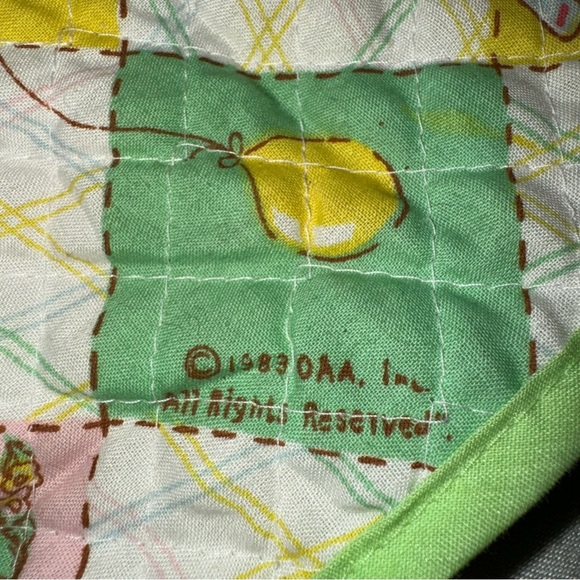 Vintage 1983 Cabbage Patch Kids Diaper Bag Sippy Cup Fork And Spoon - Picture 7 of 15